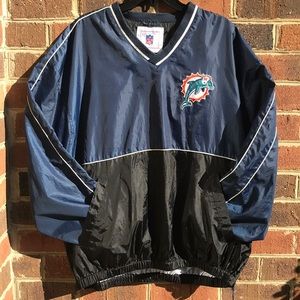 NFL Vintage Miami Dolphins Windbreaker Pullover
